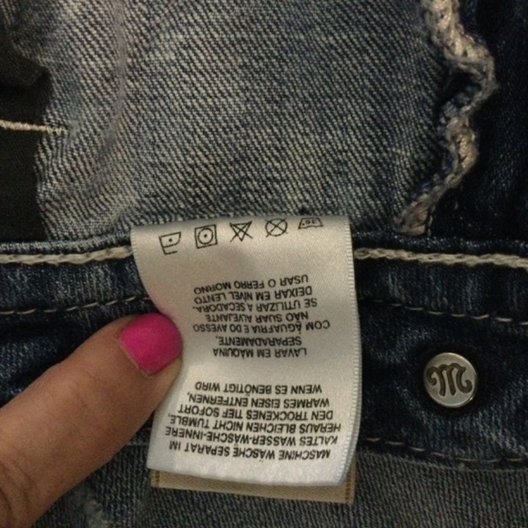 Miss Me Womens JP53405 Skinny medium wash Denim Jeans sz 30 - Picture 7 of 10